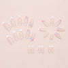 12 Sizes-24 Pcs Press On Nails W1953