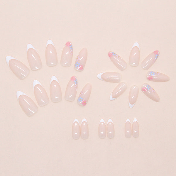 12 Sizes-24 Pcs Press On Nails W1953