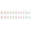12 Sizes-24 Pcs Press On Nails Z663