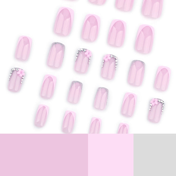 12 Sizes-24 Pcs Press On Nails JP3674
