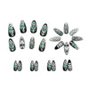 12 Sizes-24 Pcs Press On Nails Y1532