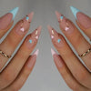 12 Sizes-24 Pcs Press On Nails W319