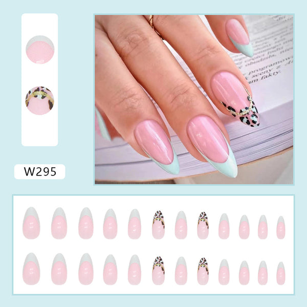 12 Sizes-24 Pcs Press On Nails W295
