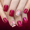 12 Sizes-24 Pcs Press On Nails C1466