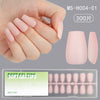300 Pcs Press On Nails short-trapezoid-04-01