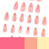 12 Sizes-24 Pcs Press On Nails JP3881
