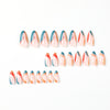 12 Sizes-24 Pcs Press On Nails JP2088