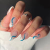 12 Sizes-24 Pcs Press On Nails W137