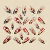 12 Sizes-24 Pcs Press On Nails Y1674