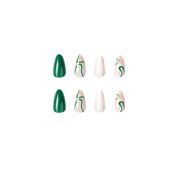 12 Sizes-24 Pcs Press On Nails JP1932