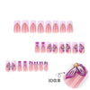 12 Sizes-24 Pcs Press On Nails JP4222