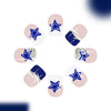12 Sizes-24 Pcs Press On Nails C1779