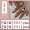 12 Sizes-24 PcsPress On Nails C881