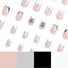 12 Sizes-24 Pcs Press On Nails JP2921