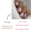 Glossy Medium Square Press on Nails