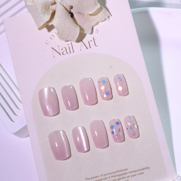 12 Sizes-24 Pcs Press On Nails JL0700