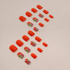 12 Sizes-24 Pcs Press On Nails W1207
