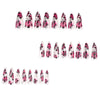 12 Sizes-24 Pcs Press On Nails JP4111
