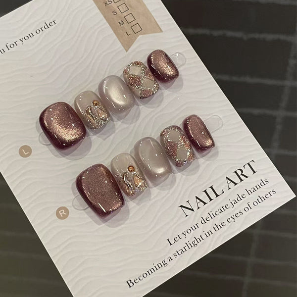 30 Pcs Press On Nails MY091