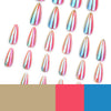 12 Sizes-24 Pcs Press On Nails JP3471