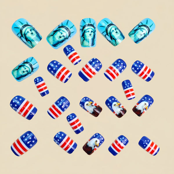 12 Sizes-24 Pcs Press On Nails Y1970