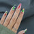 12 Sizes-24 Pcs Press On Nails W1925