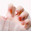12 Sizes-24 Pcs Press On Nails R348
