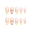 12 Sizes-24 Pcs Press On Nails C1636