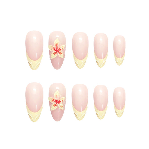 12 Sizes-24 Pcs Press On Nails C1636