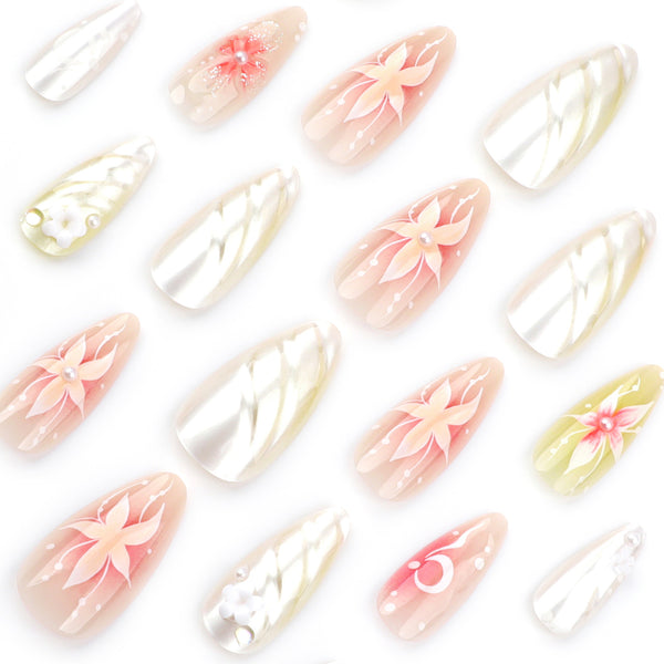 12 Sizes-24 Pcs Press On Nails JP3520