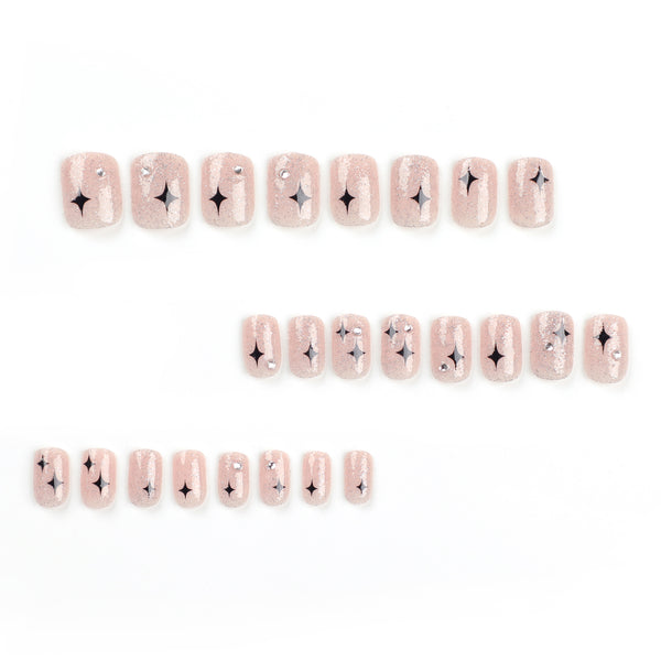 12 Sizes-24 Pcs Press On Nails JP2760