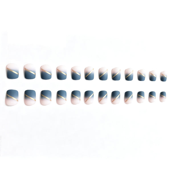 12 Sizes-24 Pcs Press On Nails CW969