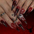 12 Sizes-24 Pcs Press On Nails C1134