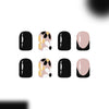 12 Sizes-24 Pcs Press On Nails C1084