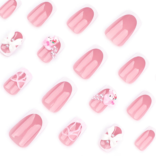 12 Sizes-24 Pcs Press On Nails JP3657