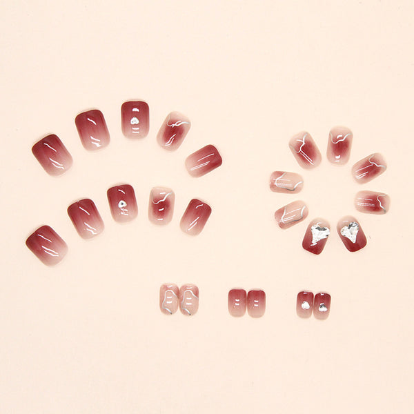 12 Sizes-24 Pcs Press On Nails Z545