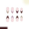 12 Sizes-24 Pcs Press On Nails C1350