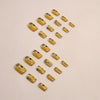 12 Sizes-24 Pcs Press On Nails W1290