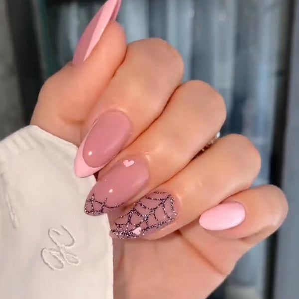 12 Sizes-24 Pcs Press On Nails W289