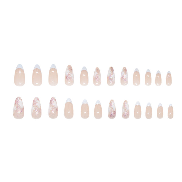 12 Sizes-24 Pcs Press On Nails W2030