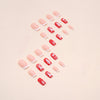 12 Sizes-24 Pcs Press On Nails W829