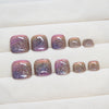 12 Sizes-24 Pcs Press On Nails F150