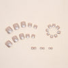 12 Sizes-24 Pcs Press On Nails F044