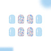 12 Sizes-24 Pcs Press On Nails C1063