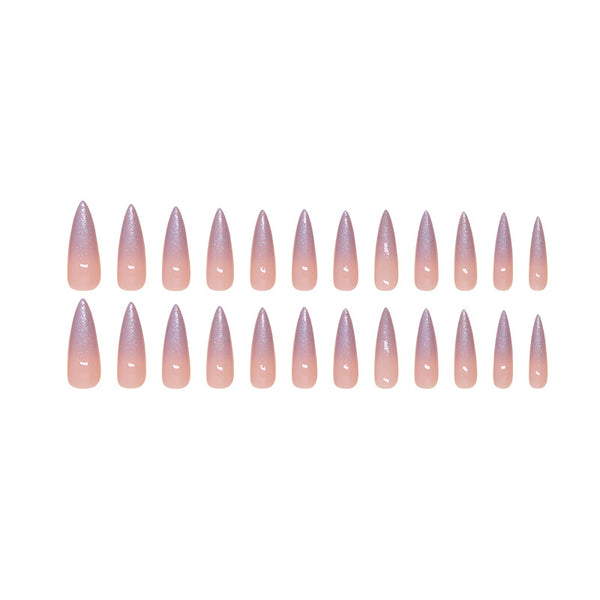12 Sizes-24 Pcs Press On Nails W1680