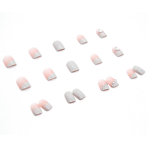 12 Sizes-24 Pcs Press On Nails Z253