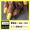 12 Sizes-24 Pcs Press On Nails Y248