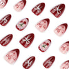 12 Sizes-24 Pcs Press On Nails JP4140