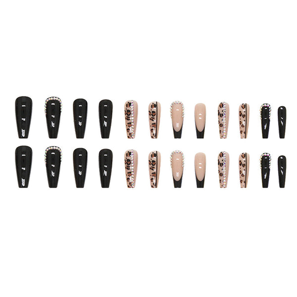 12 Sizes-24 Pcs Press On Nails Z601