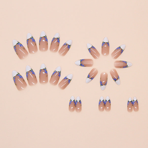 12 Sizes-24 Pcs Press On Nails W1700